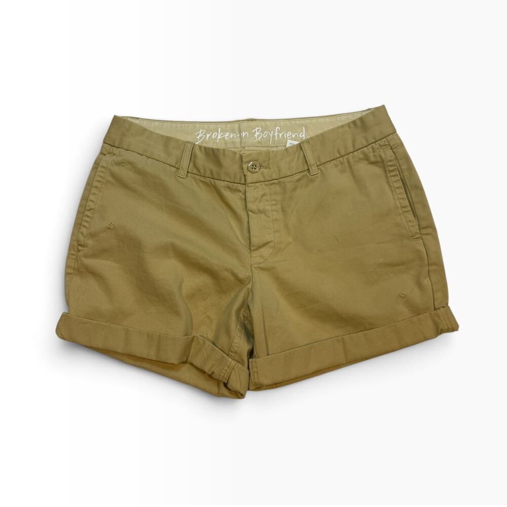 Khaki Boyfriend Shorts